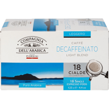 COMPAGNIA DELL' ARABICA Dar064 Decaffeinato kávépárna, 18 db kávé