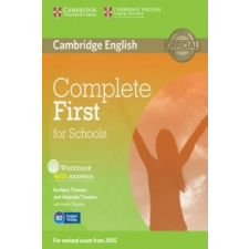  Complete First for Schools Workbook with Answers with Audio CD – Barbara Thomas idegen nyelvű könyv
