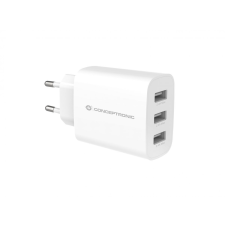 Conceptronic ALTHEA13W 3-Port 30W USB Charger White mobiltelefon kellék