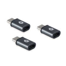 Conceptronic DONN05G USB-C apa - Micro USB anya Adapter (3 db) kábel és adapter
