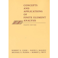  Concepts & Applications of Finite Element Analysis  4e (WSE) – Robert D Cook idegen nyelvű könyv