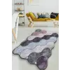  Conceptum Hypnose Carpet (100 x 160) Purple Lilac Anthracite Circle - Purple