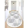  Conceptum Hypnose Carpet (60 x 100) Grey Ecora Oval - Grey