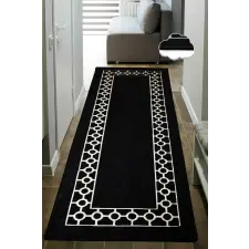  Conceptum Hypnose Hall Carpet (120 x 200) Black White Bague - Black lakástextília