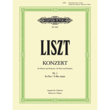  CONCERTO NO.1 IN E FLAT PIANO – FRANZ LISZT idegen nyelvű könyv