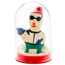 Condomerie - kézzel festett snowboarder XL óvszer óvszer