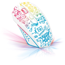 Connect IT DOODLE WHITE Limited Edition (CMO-1144-DD) egér