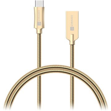 Connect IT Wirez Steel Knight USB-C 1m, metallic gold laptop kellék