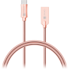 Connect IT Wirez Steel Knight USB-C 1m, metallic rose-gold (CCA-5010-RG)