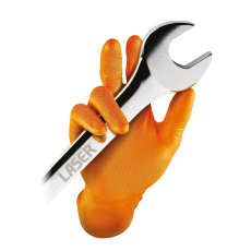Connect Workshop Consumables Kesztyű Grippaz 100% Nitril 10/XL - dobozos 50 db-os -NARANCS- AT18 (CON-37302)