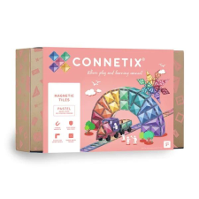  Connetix csempe - Mágneses építőkészlet Pastel XXL 202 db barkácsolás, építés