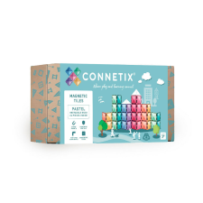  Connetix csempe - Mágneses építőkészlet pasztell téglalapok 24 db mágneses építőjáték
