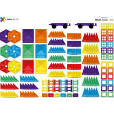  CONNETIX Rainbow Mega Pack 212 db mágneses építőkocka 3+ barkácsolás, építés