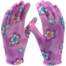 CONNEX Kerti kesztyű PU rózsaszín, 7-es méret védőkesztyű