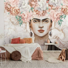 Consalnet Frida Kahlo portré virág mintával fotótapéta tapéta, díszléc és más dekoráció