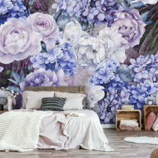 Consalnet Purple Flowers fotótapéta tapéta, díszléc és más dekoráció