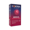  Control - bordázott, pontozott óvszer (12db)