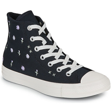 Converse Magas szárú edzőcipők CHUCK TAYLOR ALL STAR EMBROIDERED FLOWERS Fekete 38 női cipő