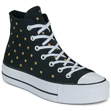 Converse Magas szárú edzőcipők LIFT PLATFORM EMBROIDERED STARS Fekete 37