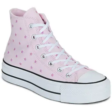 Converse Magas szárú edzőcipők LIFT PLATFORM EMBROIDERED STARS Rózsaszín 38 női cipő