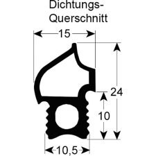 CONVOTHERM Ajtótömítés 10.20 Convotherm 4 beépíthető gépek kiegészítői