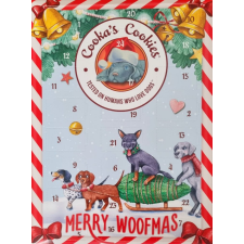 Cookas' Cookies Cooka's Merry Woofmas Gluténmentes Adventi Kalendárium Kutyáknak jutalomfalat kutyáknak