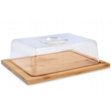 CookLine Cook Line bambusz vágódeszka műanyag fedéllel 20 x 13,5 cm konyhai eszköz