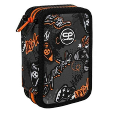 Cool Pack tolltartó - JUMPER3 töltött 3 emeletes - GAMER fekete/narancssárga tolltartó