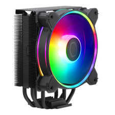 Cooler Master CPU hűtő HYPER 212 HALO BLACK ARGB, LGA1700 támogatással, fekete hűtés