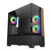 Cooler Master Elite 690 Wood Black