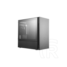 Cooler Master Silencio S400 (mini torony, ATX, táp nélkül, fekete) számítógép ház