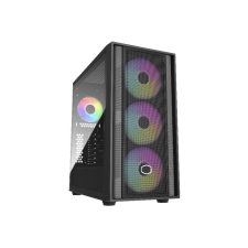 CoolerMaster Cooler Master MasterBox 600 Számítógépház - Fekete (MB600-KGNN-S00) számítógép ház