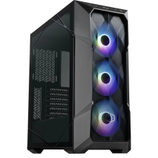 CoolerMaster MasterBox TD500 MESH V2 ARGB fekete számítógép ház