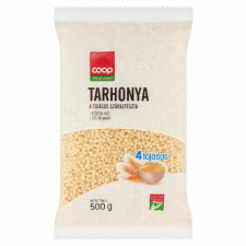 Coop tarhonya 4 tojásos száraztészta 500 g alapvető élelmiszer