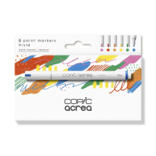 COPIC Acrea dekormarker készlet Vivid 6 db filctoll, marker
