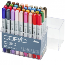 COPIC Copic Ciao alkoholos marker - D készlet (36 db) filctoll, marker