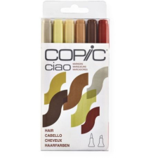 COPIC Grafikai filctoll készlet , COPIC Ciao marker / Haj / Hair - (6 db) filctoll, marker