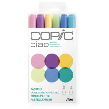COPIC Grafikai filctoll készlet , COPIC Ciao marker / Pasztell - (6 db) filctoll, marker