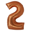  Copper, Réz 2-es szám fólia lufi 76 cm