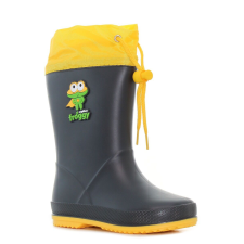 Coqui Rainy Collar Hero fekete gyerek gumicsizma Méret:26 gyerek csizma, bakancs