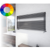 Cordivari Színes radiátor - Cordivari Lucy 18 Wide 1200x400 grafitszürke design törölközőszárító. Rendelhető fekete piros kék sárga zöld barna lila narancs drapp színben