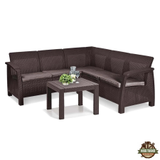  Corfu relax sarokgarnitúra rosario asztallal kerti bútor