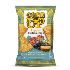  Corn Up tortilla chips fekete olivabogyó és paradicsom ízű 60 g előétel és snack