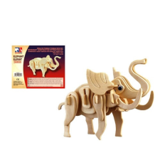 CornellBen 3D elefánt fa puzzle fajáték