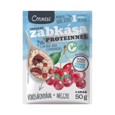  Cornexi instant zabkása proteinnel, vörösáfonyával + meggyel 50g reform élelmiszer