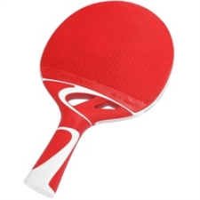  Cornilleau Tacteo 50 kültéri pingpong ütő piros/fehér ultra időjárásálló Skin+ tenisz felszerelés