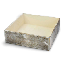 Corolla Exp-Imp. Kft Dekotál szürkésbarna négyzet 20x20cm dekorációs kellék