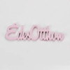 Corolla Exp-Imp. Kft Fa felirat "Édes Otthon" 15cm x 4,5cm - pink
