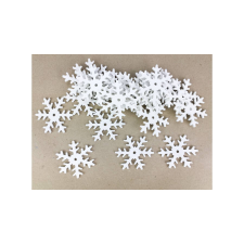 Corolla Exp-Imp. Kft Fehér hókristály 5,5cm dekorációs kellék