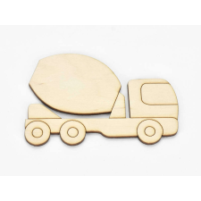 Corolla Exp-Imp. Kft Natúr fa - Betonkeverő autó 6x9cm dekorációs kellék